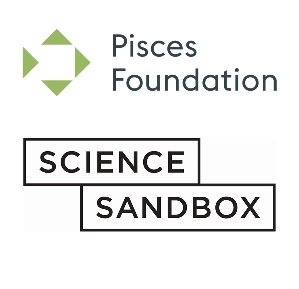 Pisces Foundation and Science Sandbox logos
