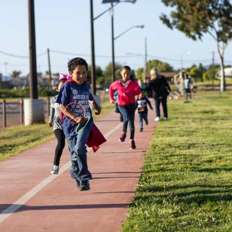 students running outdoors