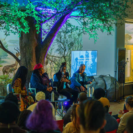 Panel of Black Panthers during Black Thursday Nightlife. Photo by Brandon Robinson