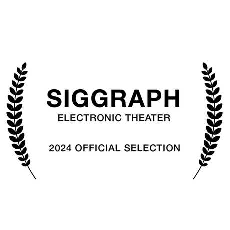 Official Selection laurels for 2024 Siggraph