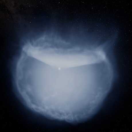 Computational model showing the explosion of a white dwarf
