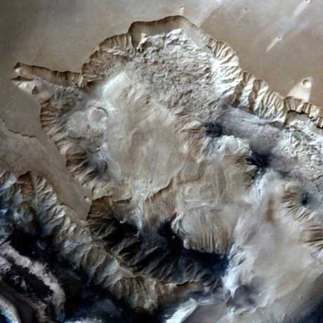 Ophir Chasma, Mars image from MOM