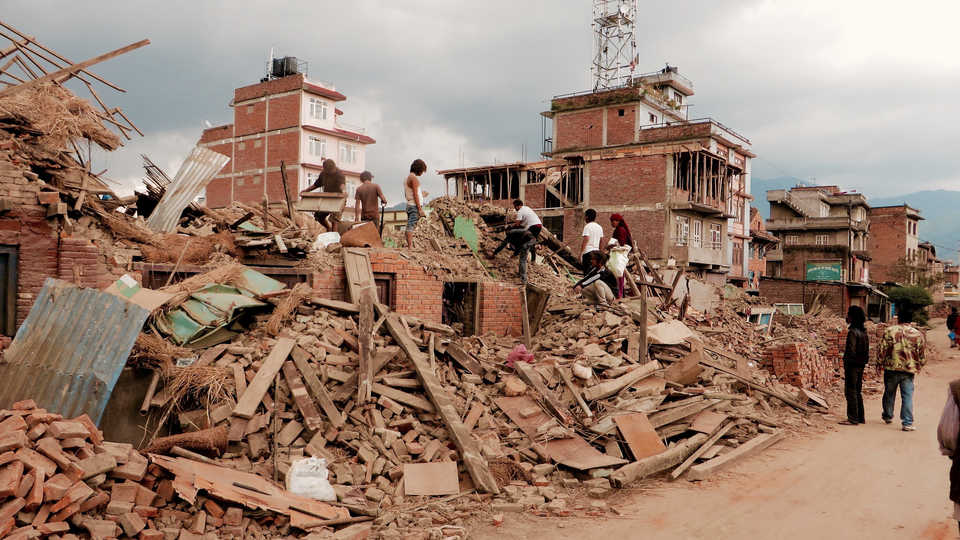 Aftermath of 2015 Nepal Earthquake