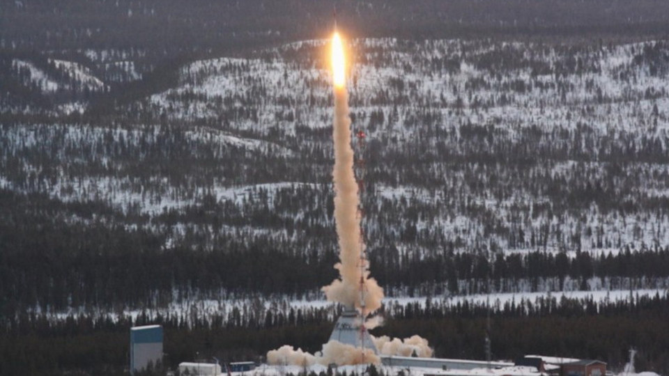 The rocket TEXUS-49 carrying DNA to space