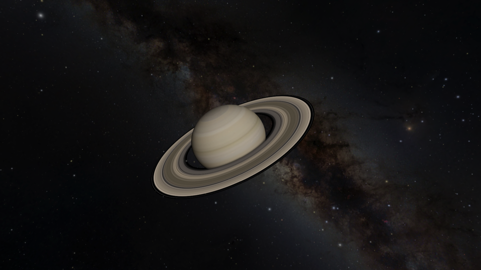 OpenSpace image of Saturn